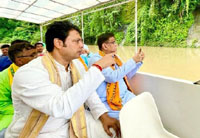 deb demands speedy work of waterway projects in tripura